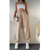 Cepli Paraşut Pantalon - Bej 162893 Cepli Paraşut Pantalon - Bej 162893