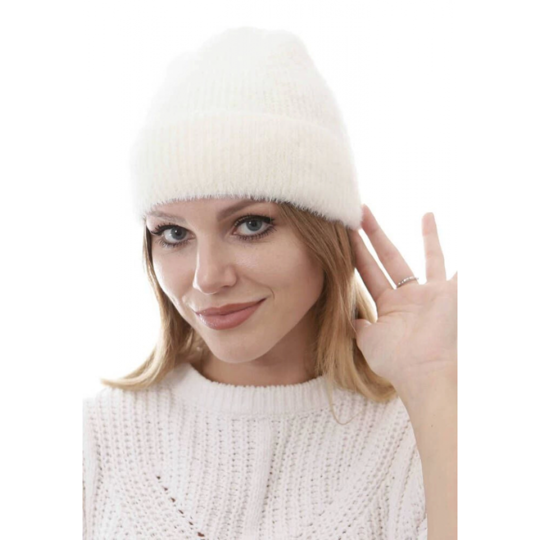 Unisex Tam Kalıp İnce Sakallı Triko Bere - Beyaz 162992 Unisex Tam Kalıp İnce Sakallı Triko Bere - Beyaz 162992